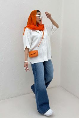 شومیز آستین کوتاه parry راه راه