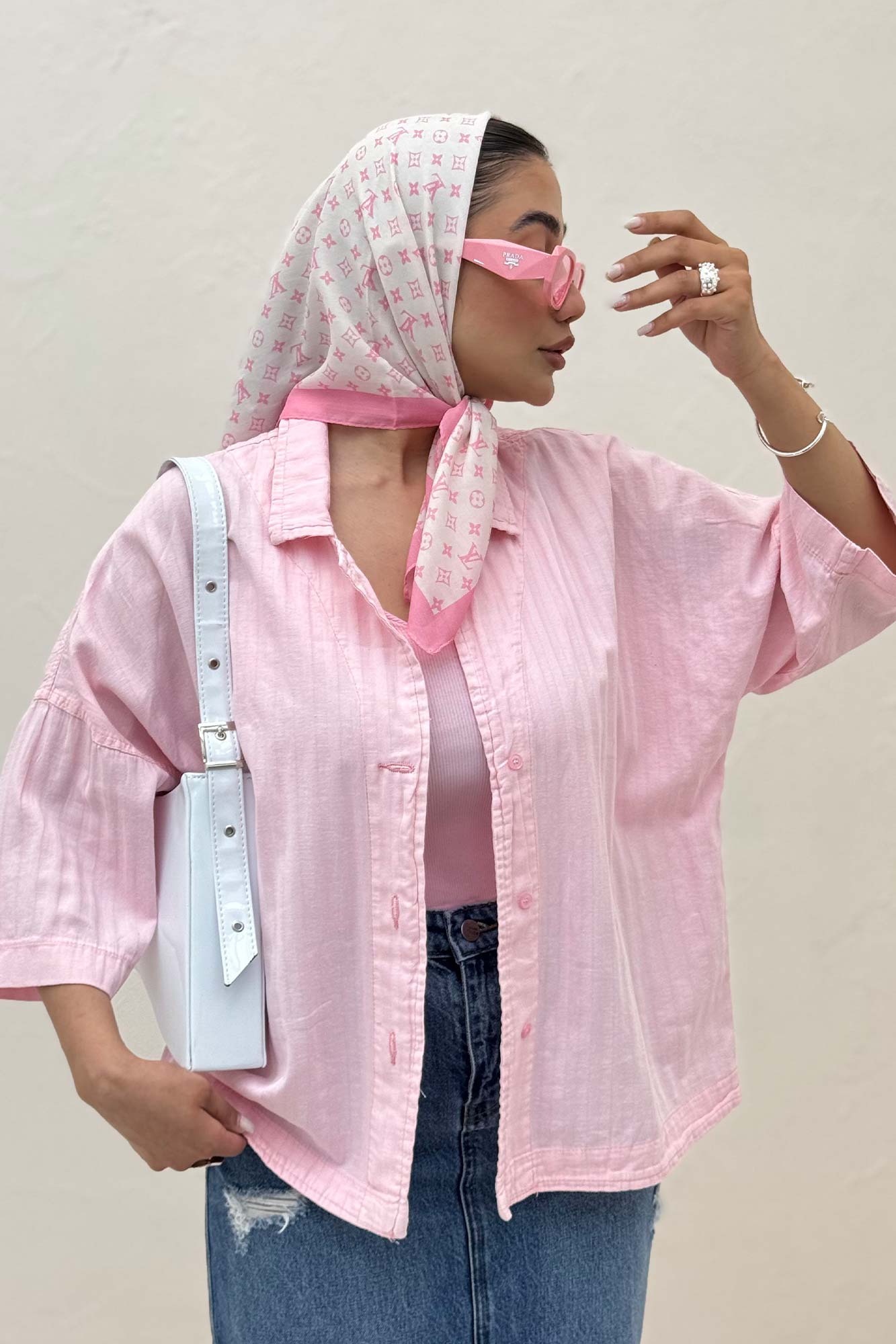 مانتو راه راه یقه شکاری TR