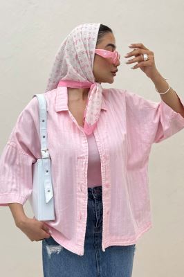 مانتو راه راه یقه شکاری TR