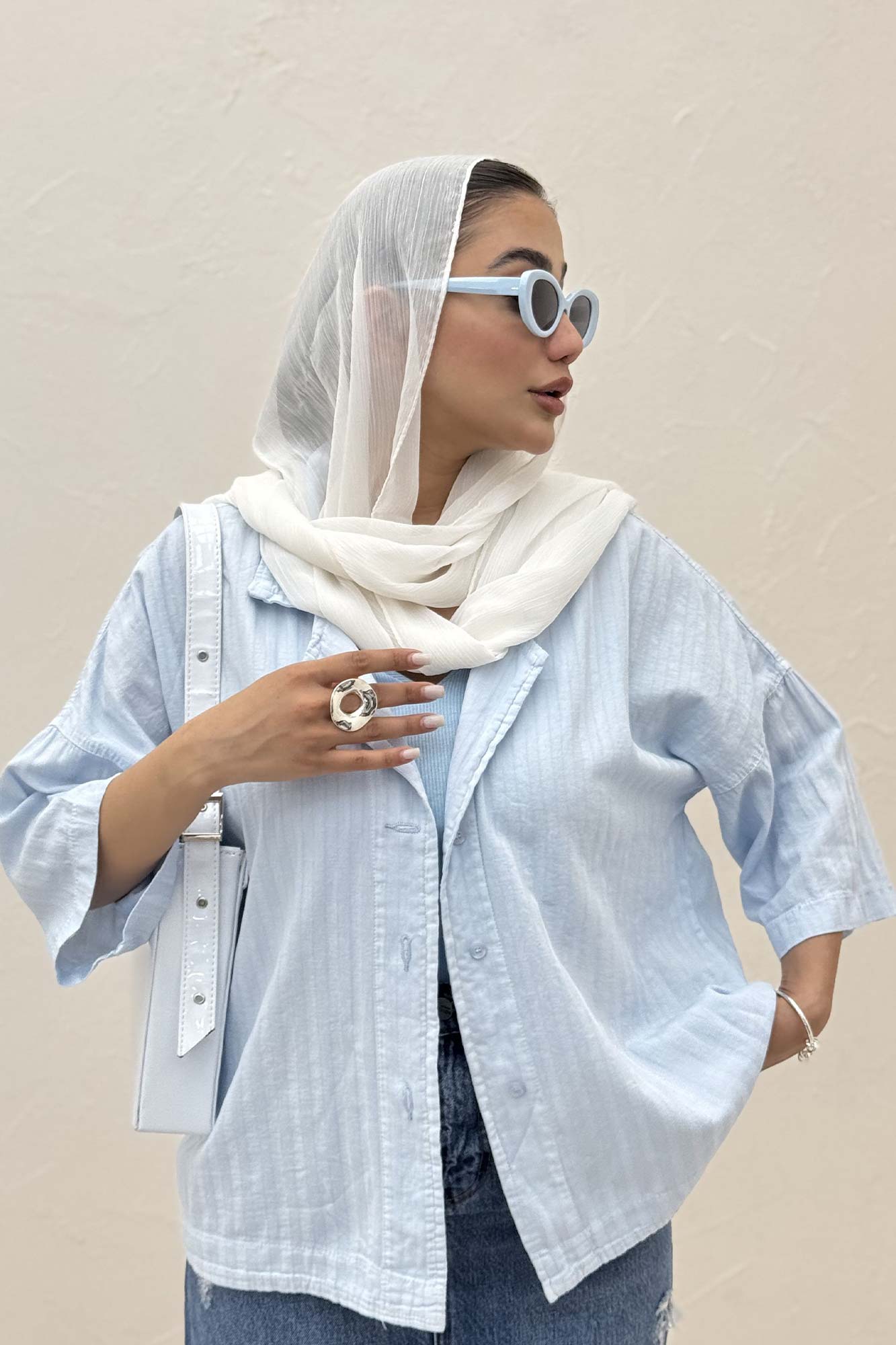 مانتو راه راه یقه شکاری TR