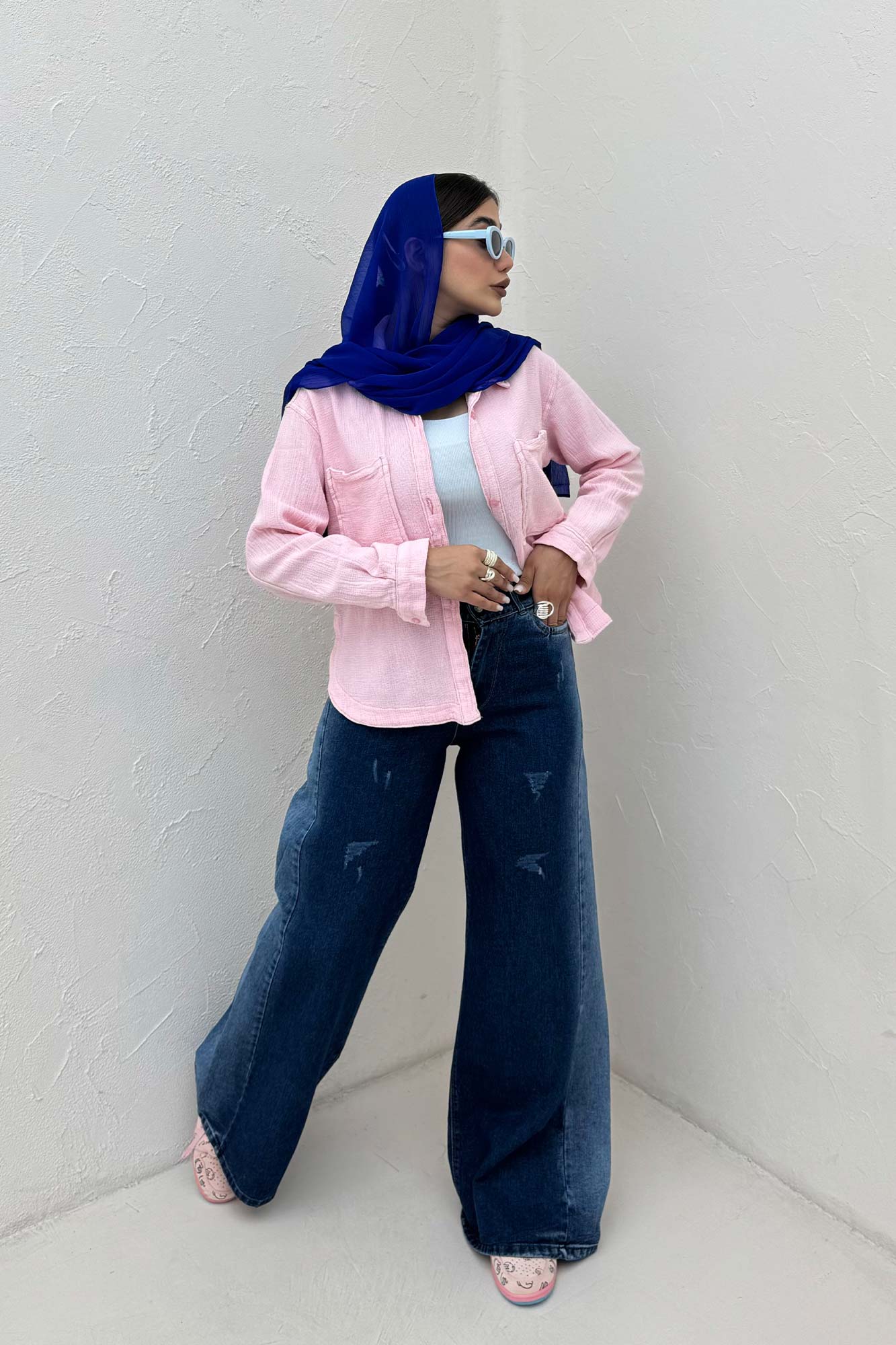 مانتو کنفی کوتاه دو جیب TR