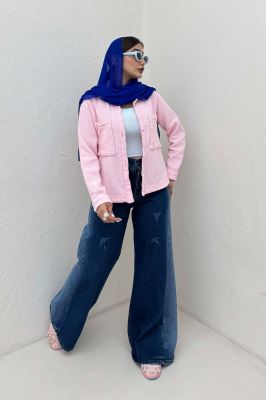 مانتو کنفی کوتاه دو جیب TR