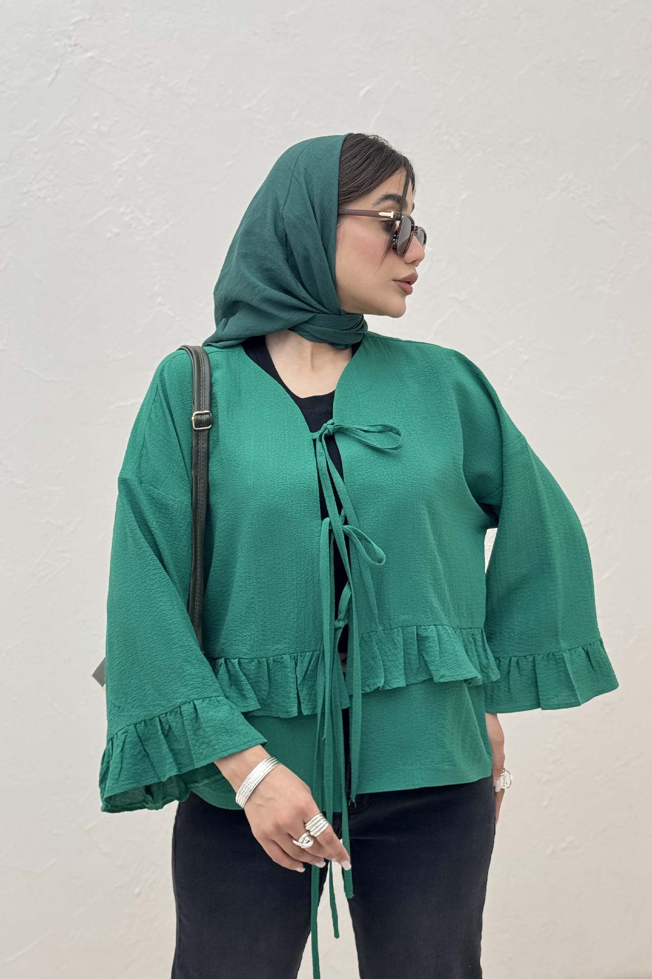 مانتو عروسکی پفکی چین دار لیلین