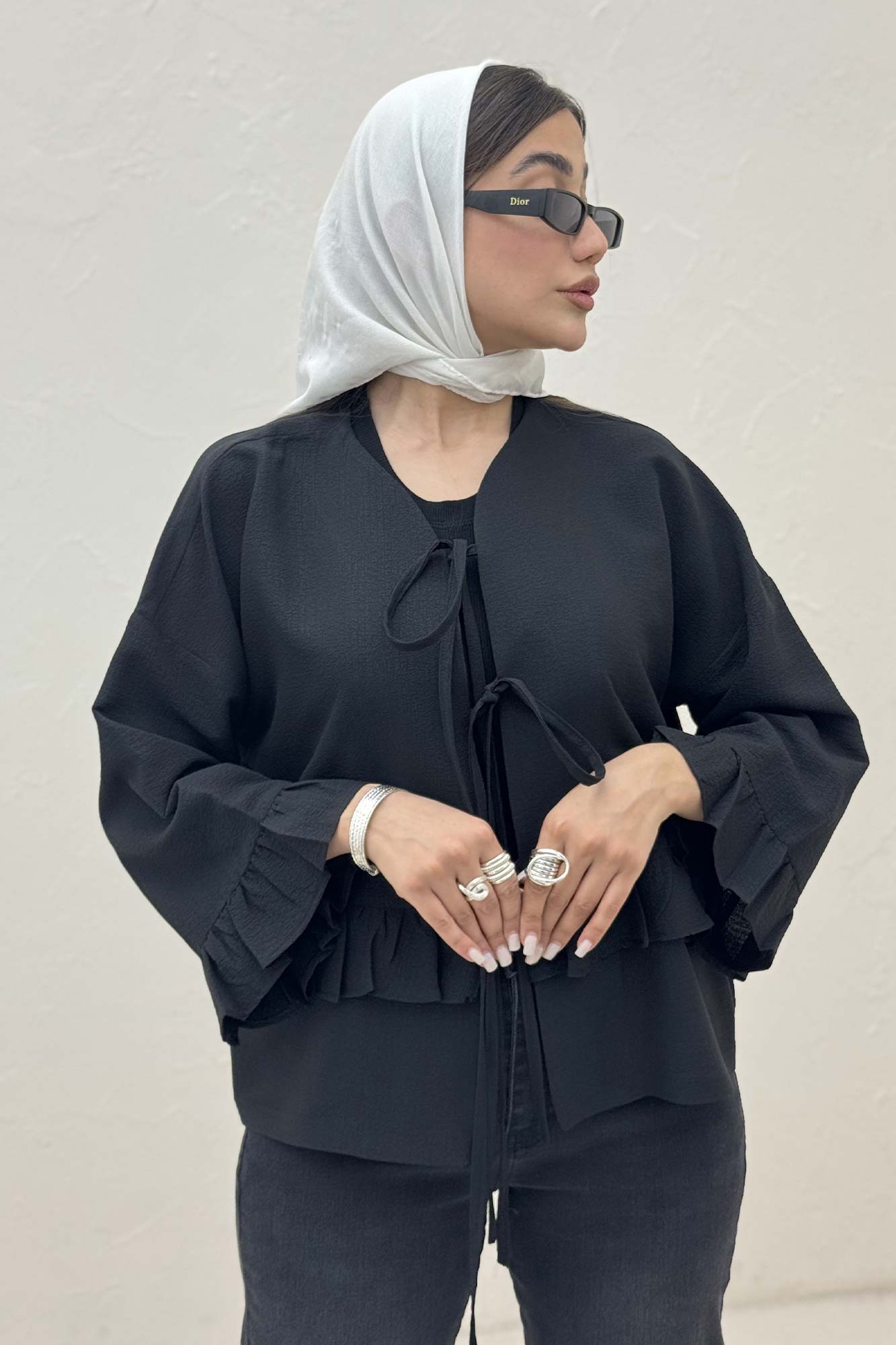 مانتو عروسکی پفکی چین دار لیلین