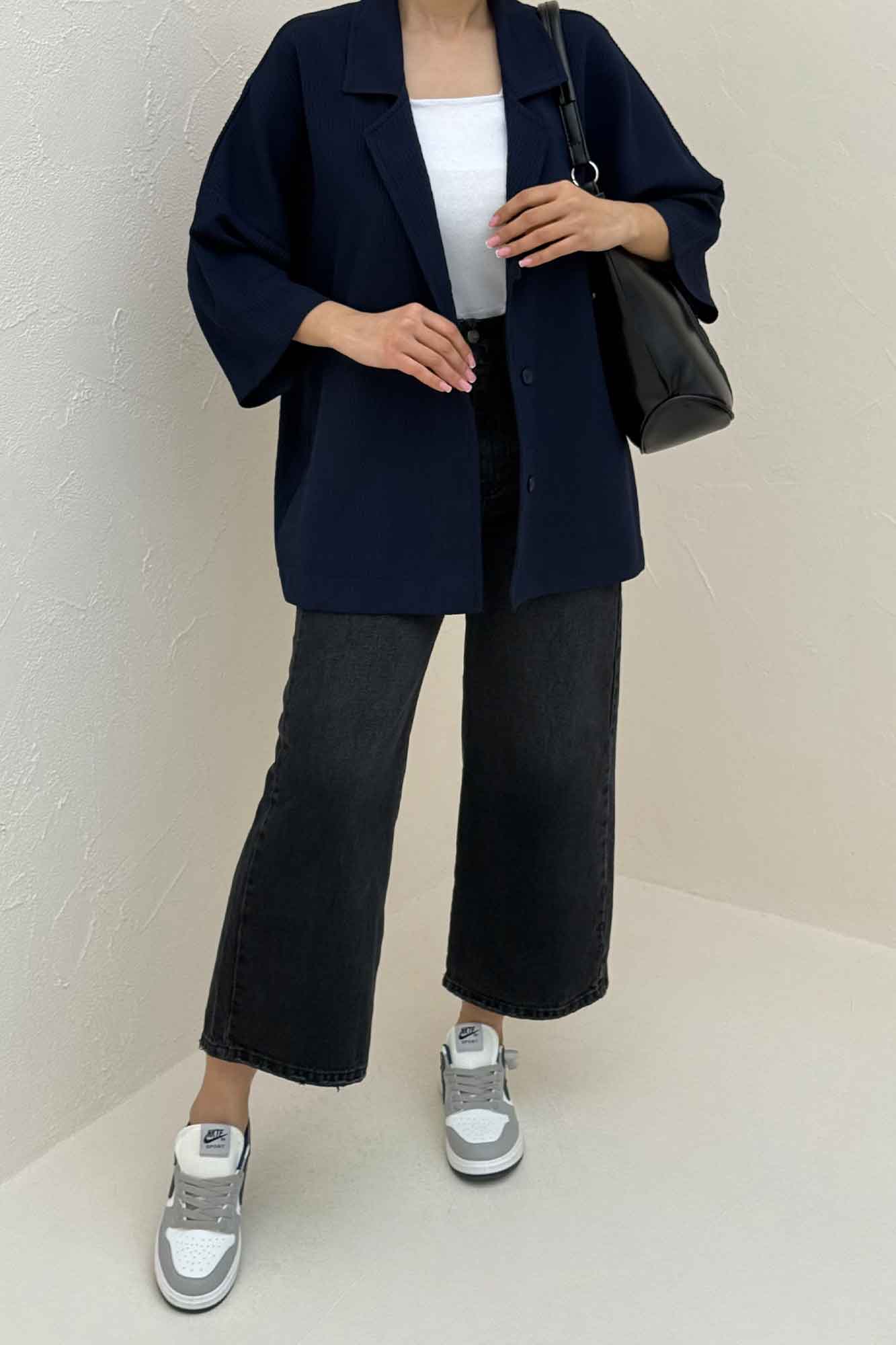 کت یقه شکاری آستین سه رب السا