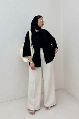 کت یقه شکاری آستین سه رب السا