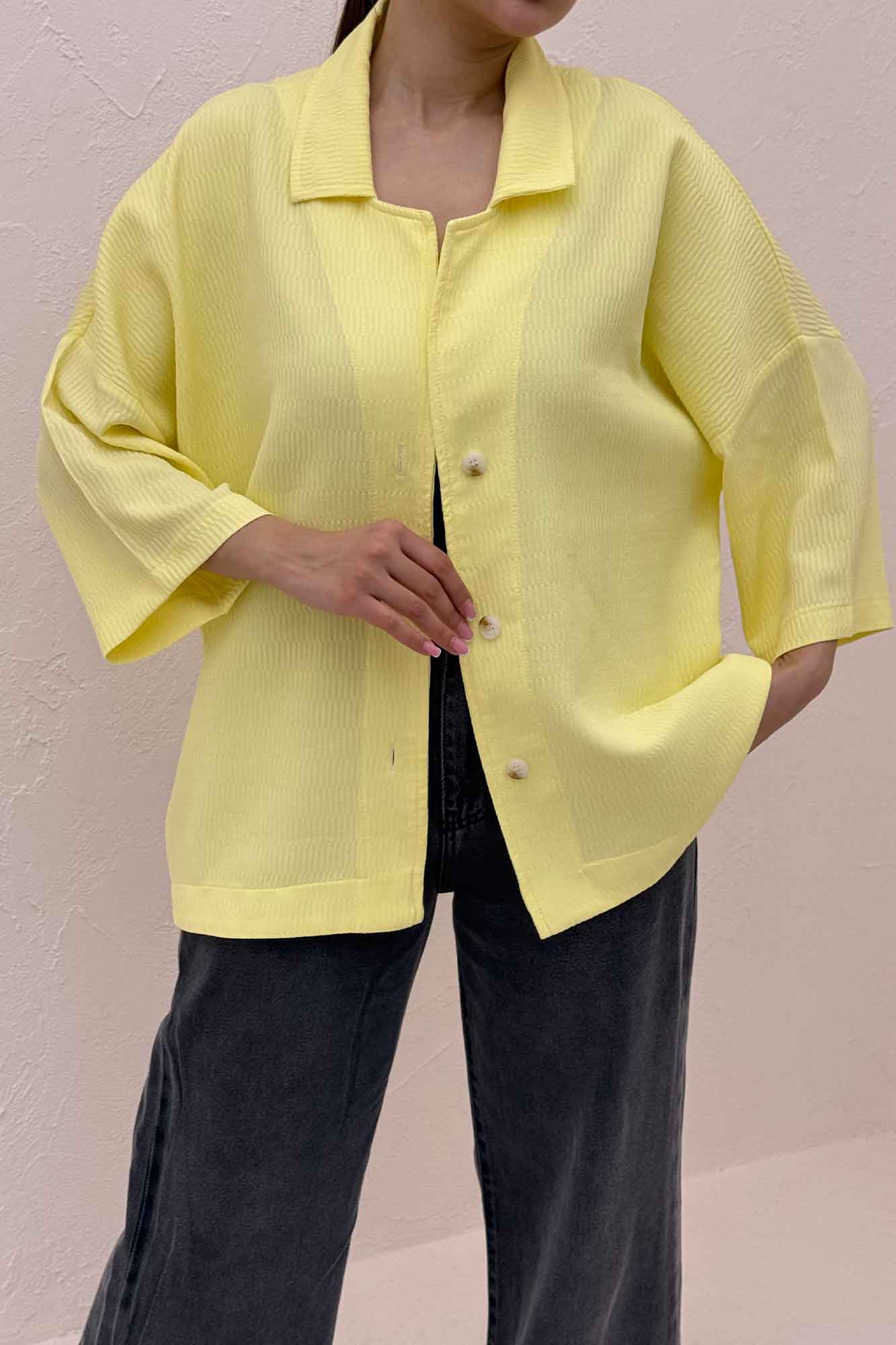 کت یقه شکاری آستین سه رب السا