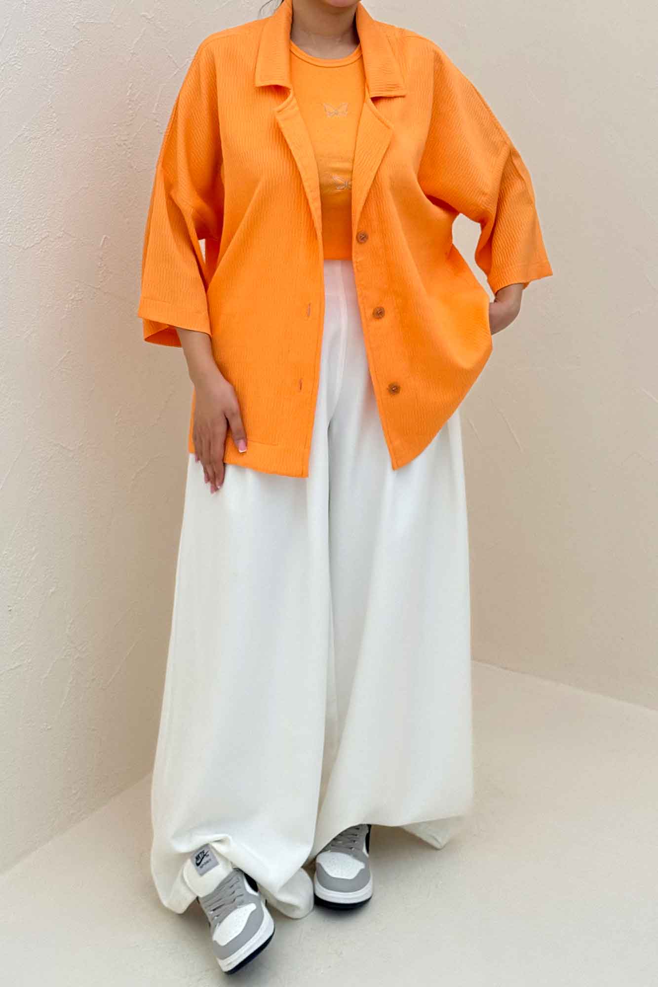 کت یقه شکاری آستین سه رب السا