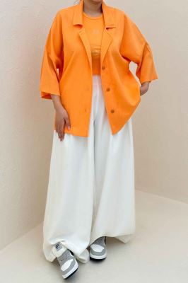 کت یقه شکاری آستین سه رب السا