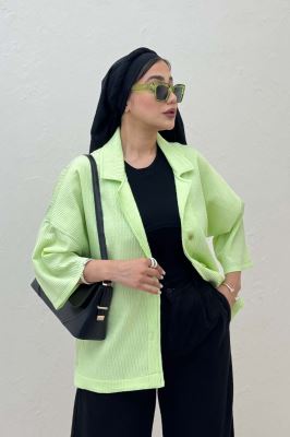 کت یقه شکاری آستین سه رب السا