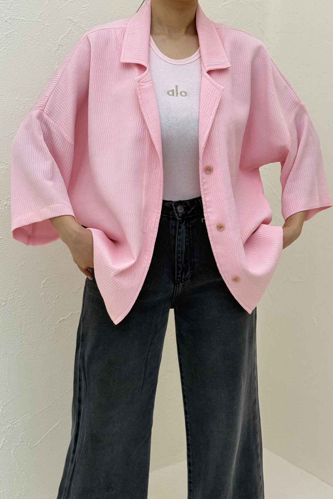 کت یقه شکاری آستین سه رب السا