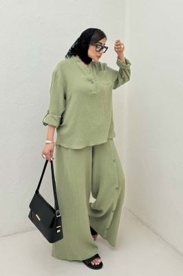 ست بلوز و شلوار دبل فیس آرسین