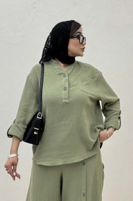 ست بلوز و شلوار دبل فیس آرسین