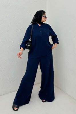 ست بلوز و شلوار دبل فیس آرسین