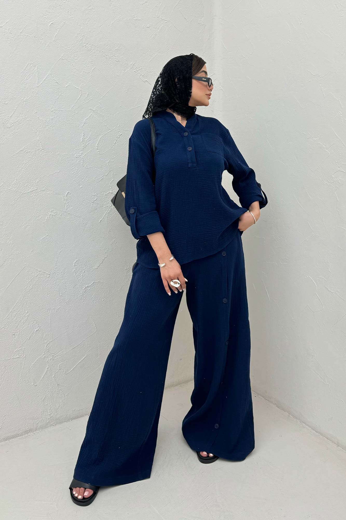 ست بلوز و شلوار دبل فیس آرسین