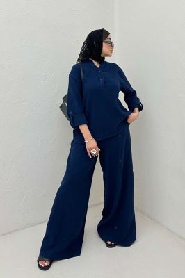 ست بلوز و شلوار دبل فیس آرسین