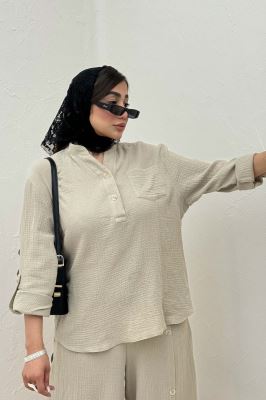 ست بلوز و شلوار دبل فیس آرسین