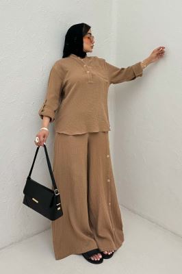 ست بلوز و شلوار دبل فیس آرسین