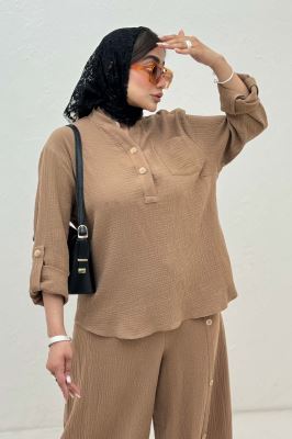 ست بلوز و شلوار دبل فیس آرسین