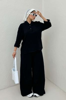 ست بلوز و شلوار دبل فیس آرسین