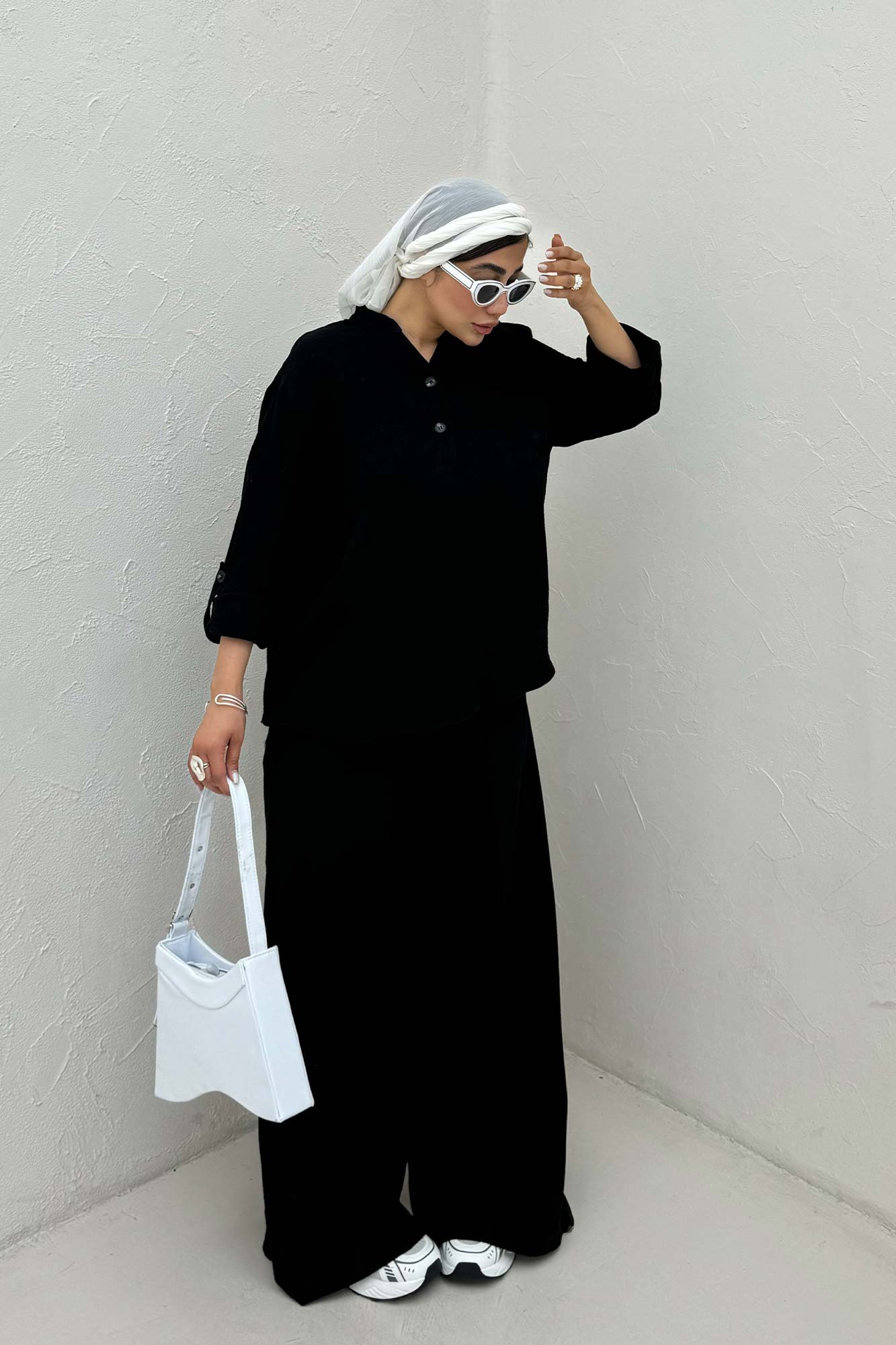 ست بلوز و شلوار دبل فیس آرسین