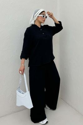 ست بلوز و شلوار دبل فیس آرسین