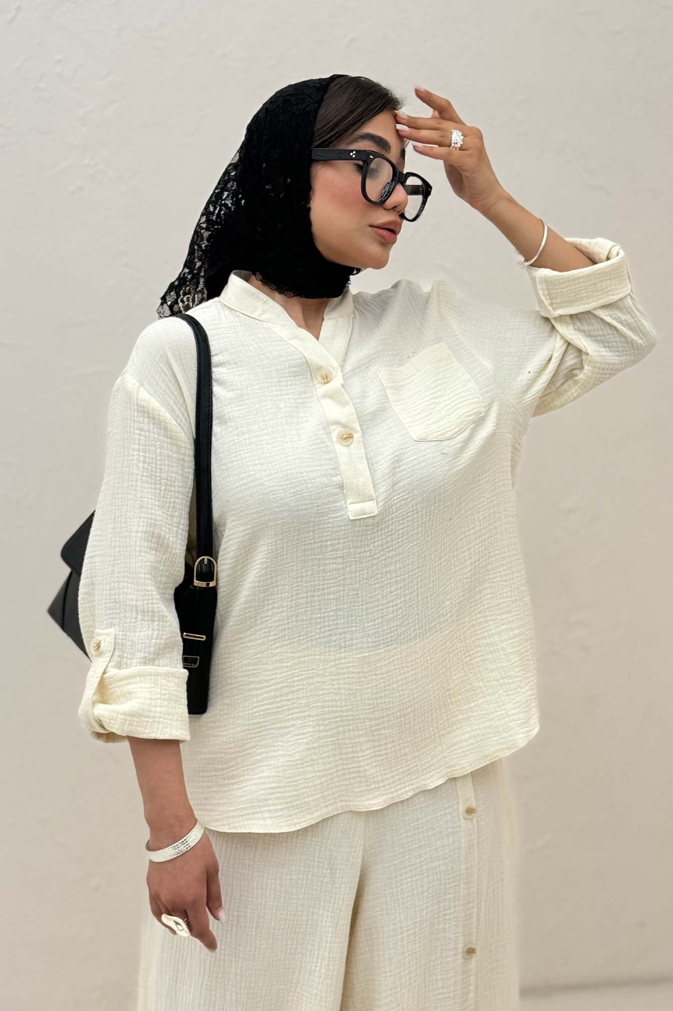 ست بلوز و شلوار دبل فیس آرسین