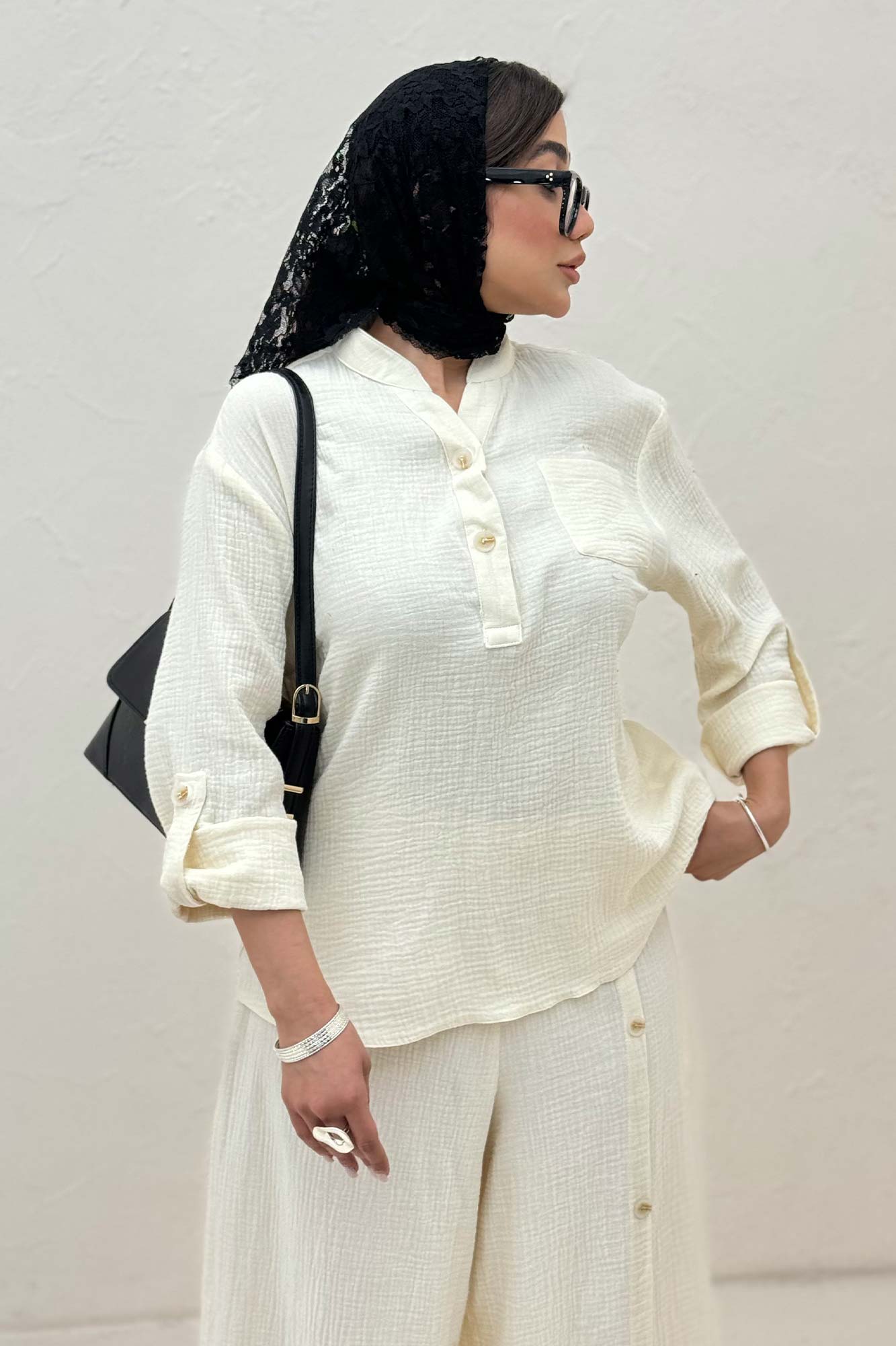 ست بلوز و شلوار دبل فیس آرسین