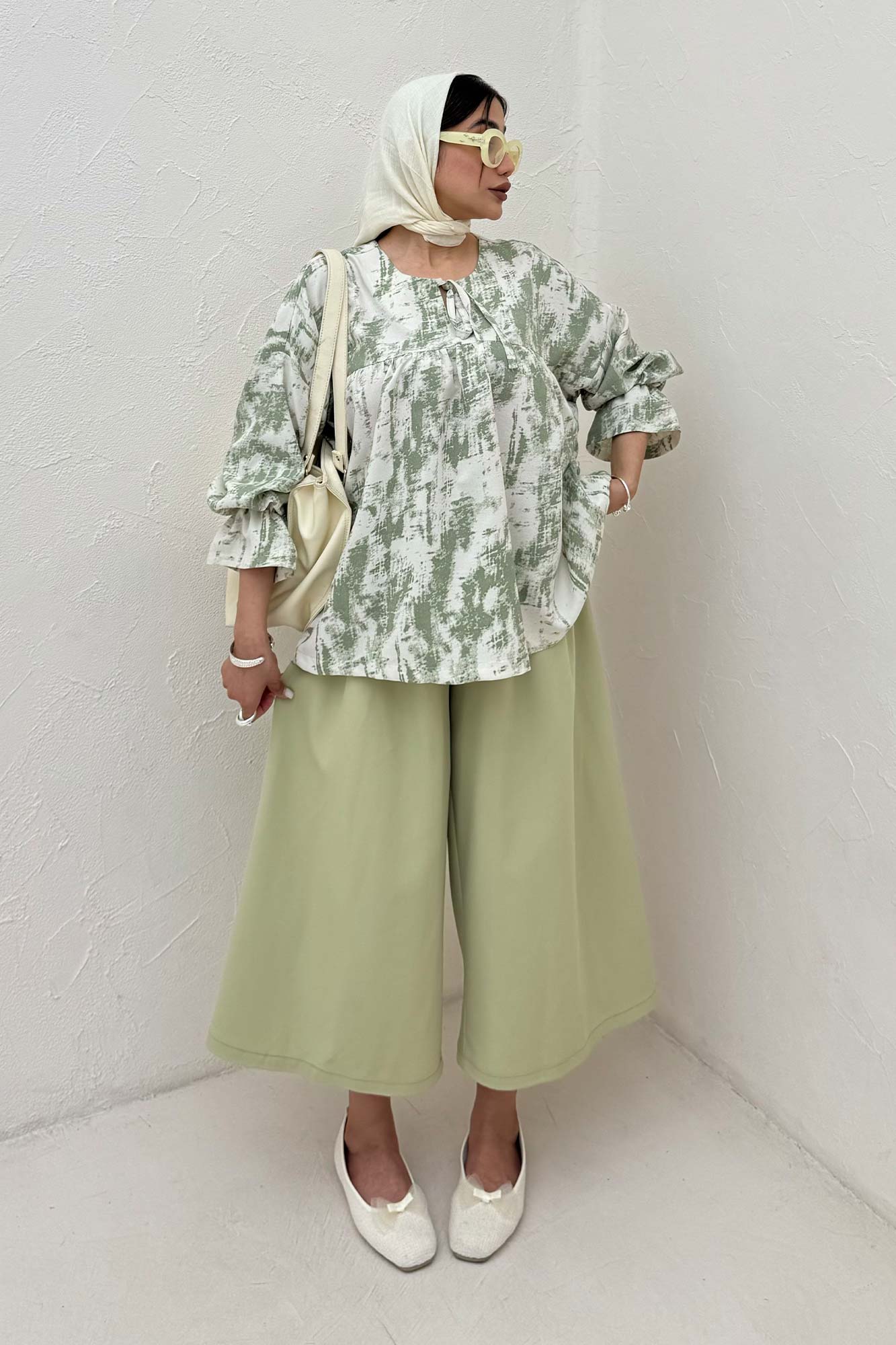 مانتو عروسکی پرینتی چیندار کد 3