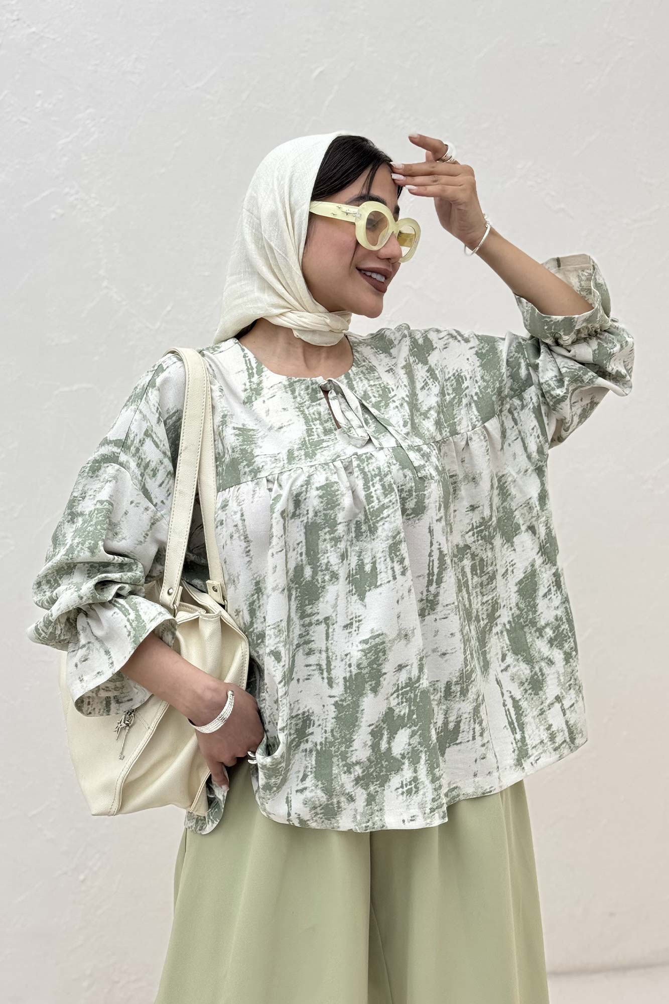 مانتو عروسکی پرینتی چیندار کد 3