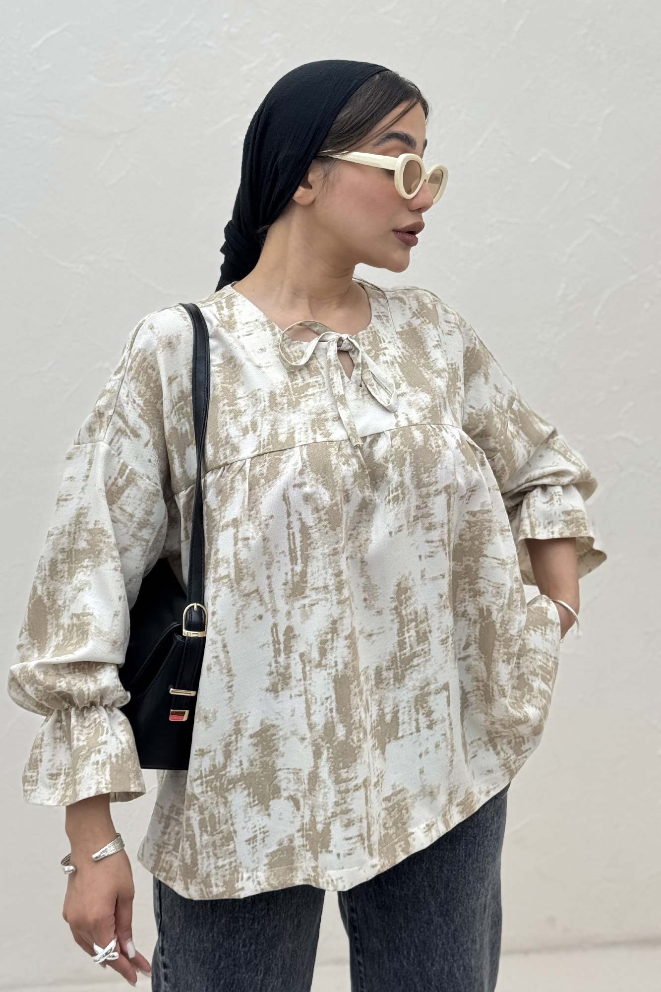 مانتو عروسکی پرینتی چیندار کد 3