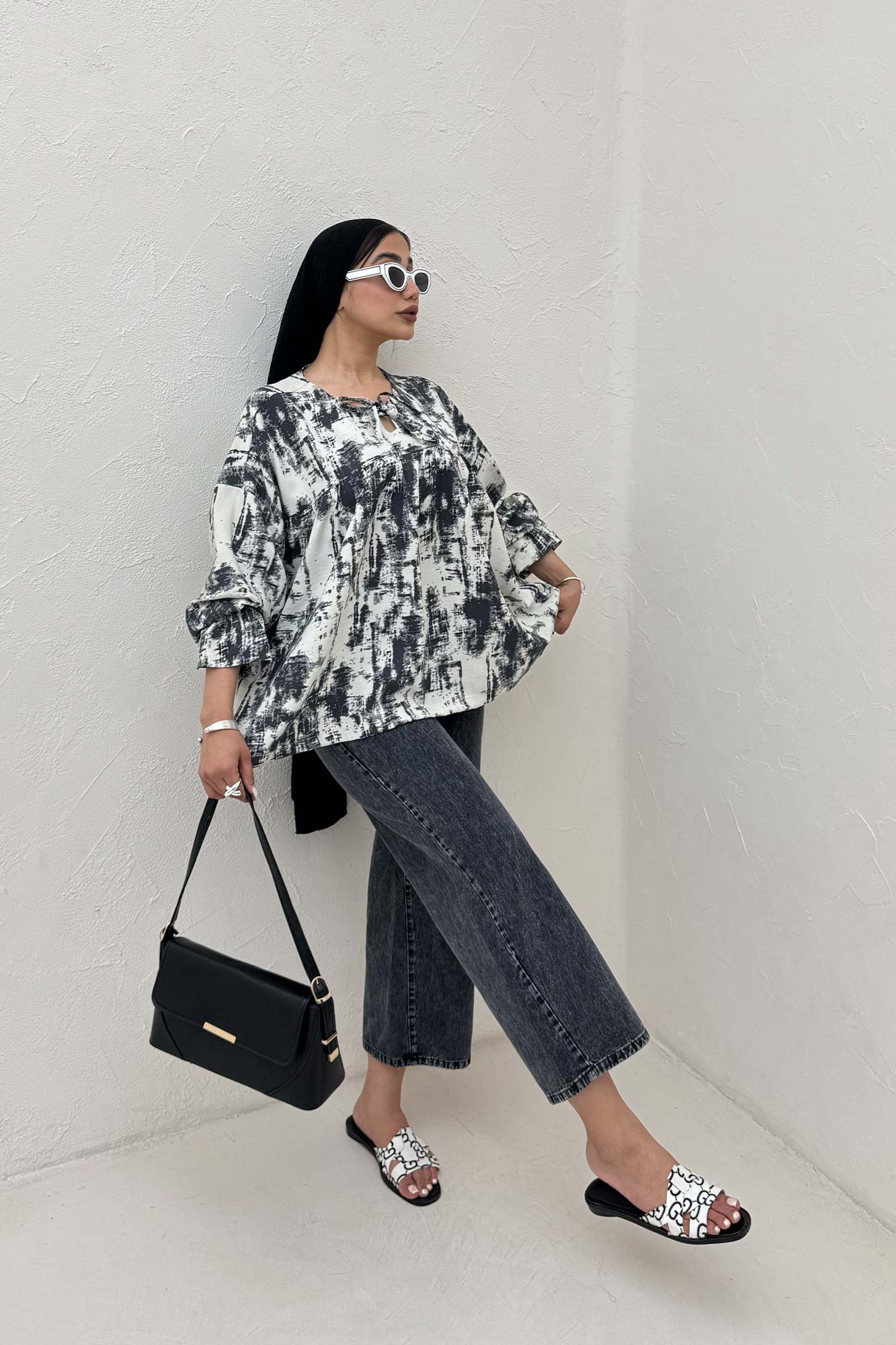 مانتو عروسکی پرینتی چیندار کد 3