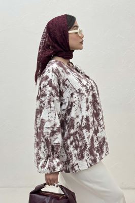 مانتو عروسکی پرینتی چیندار کد 3