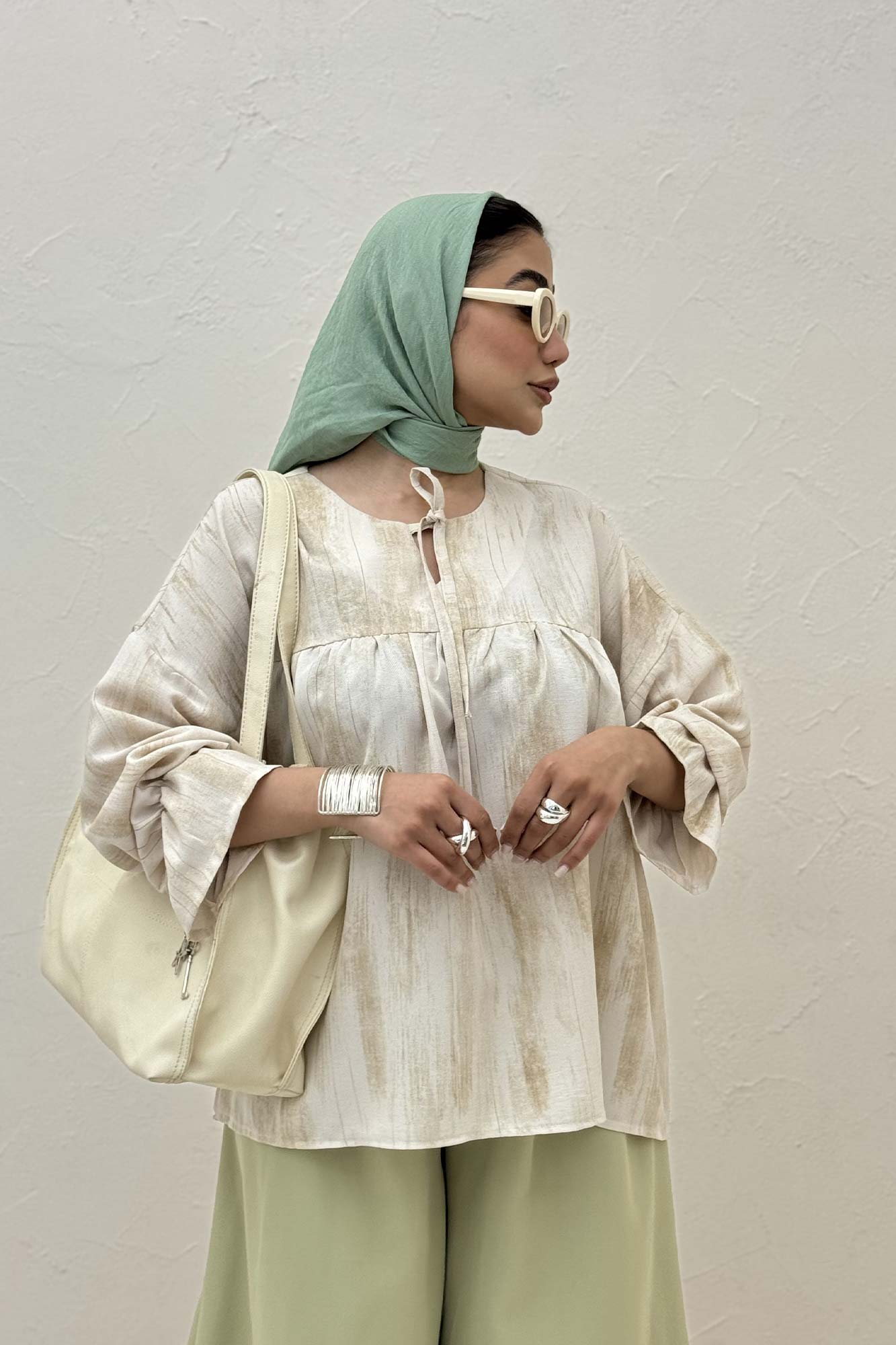 مانتو عروسکی پرینتی چیندار کد 2