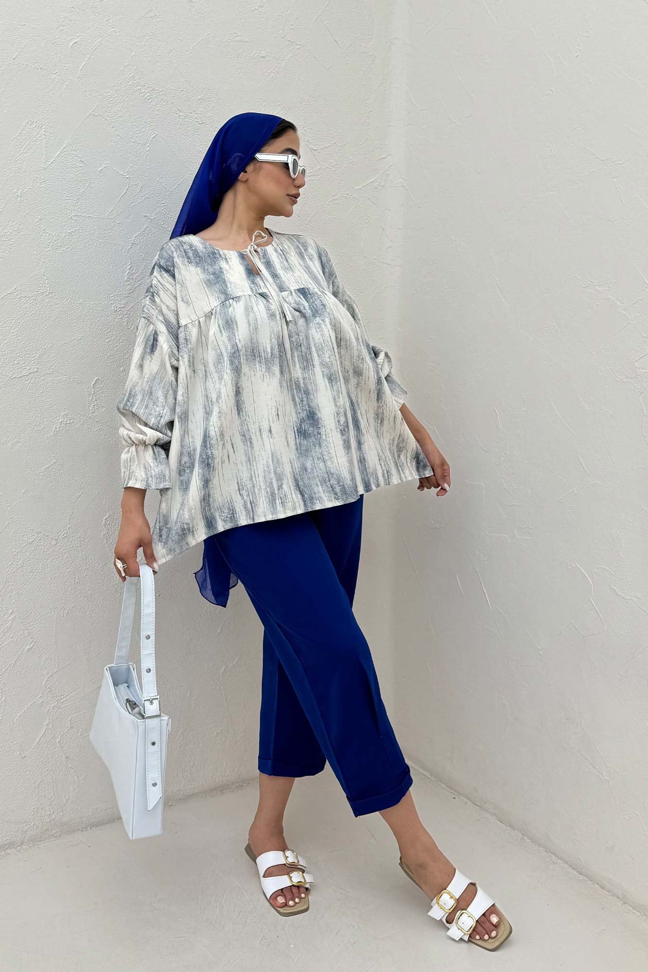 مانتو عروسکی پرینتی چیندار کد 2