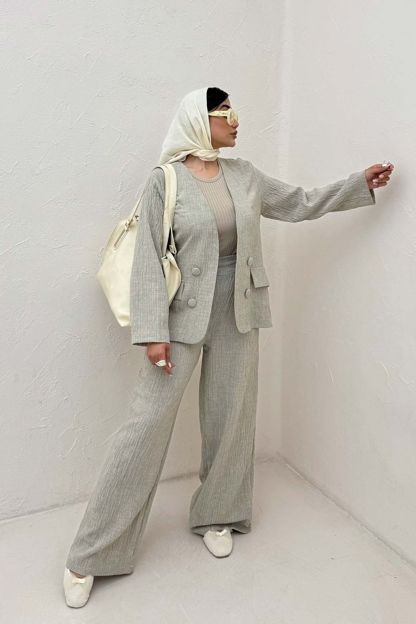 ست کت و شلوار شنل