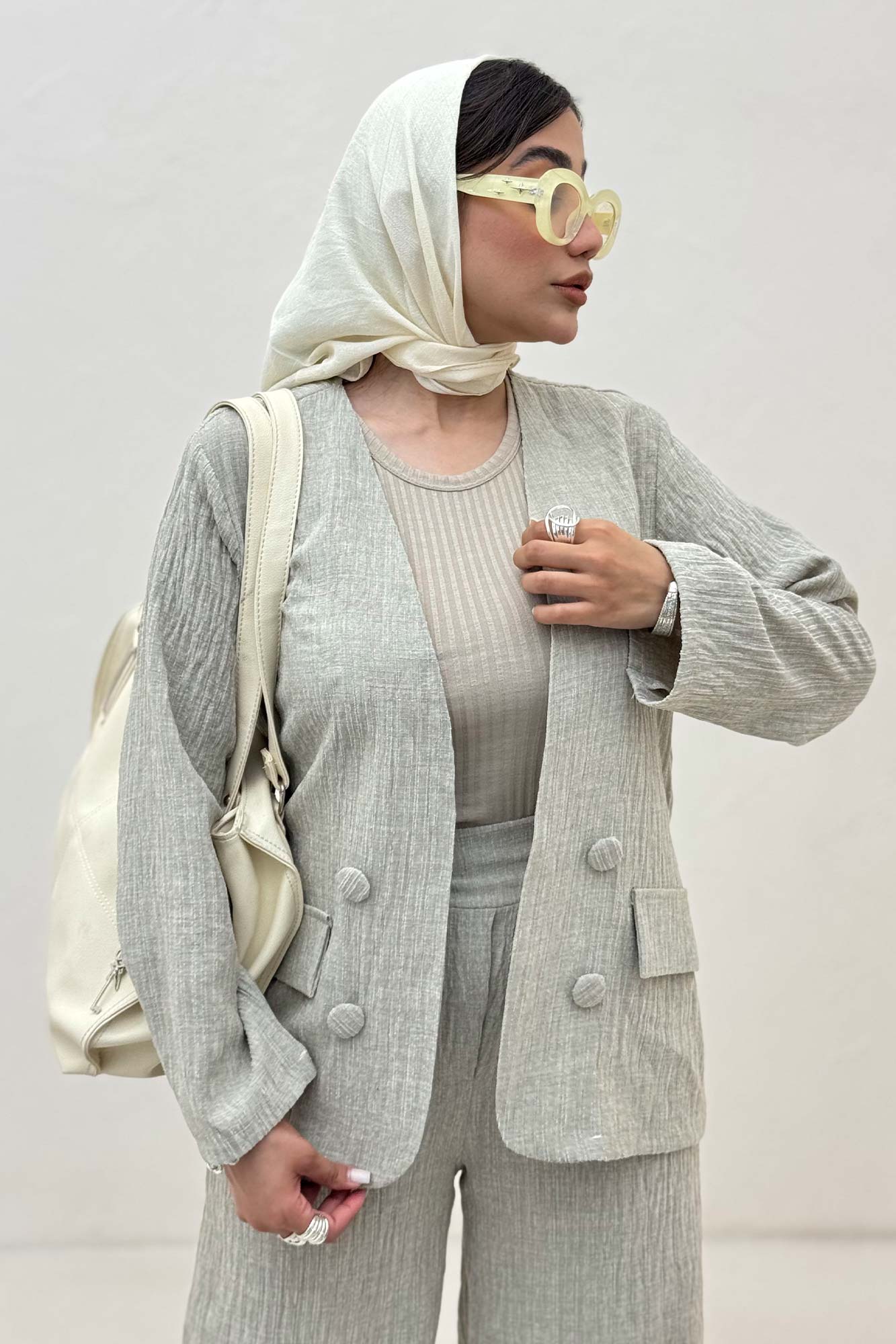 ست کت و شلوار شنل