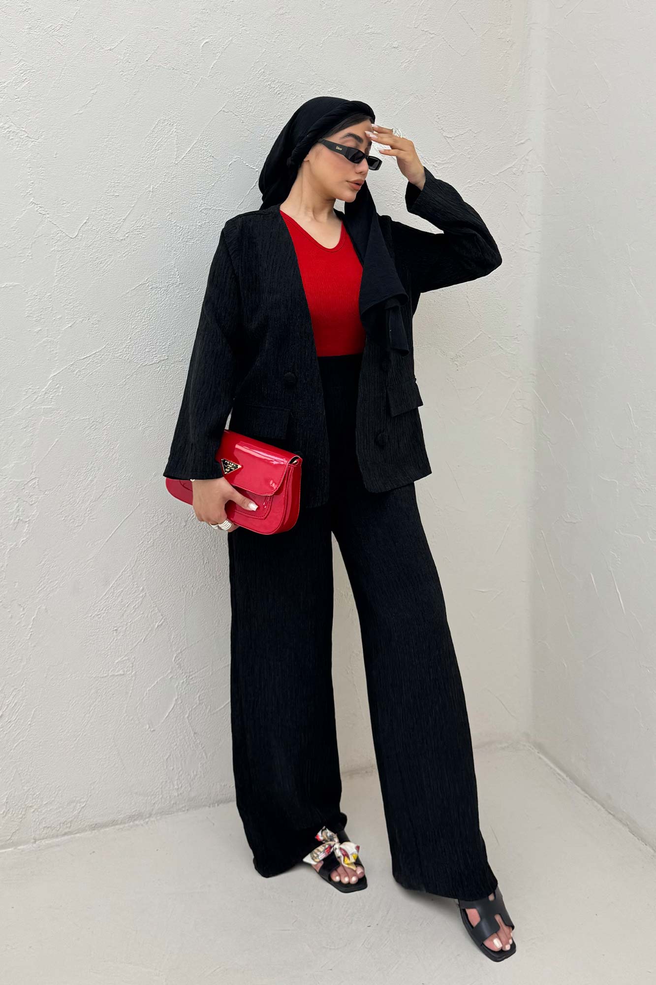 ست کت و شلوار شنل