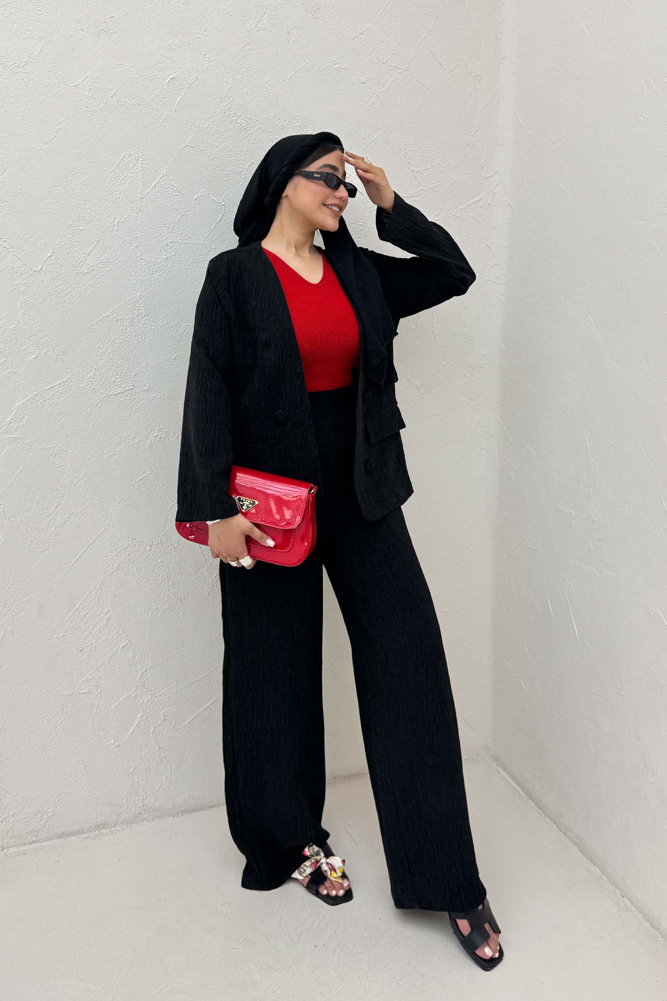 ست کت و شلوار شنل