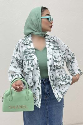 مانتو لینن اسلپ دو جیب کد 2