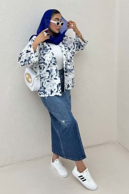 مانتو لینن اسلپ دو جیب کد 2