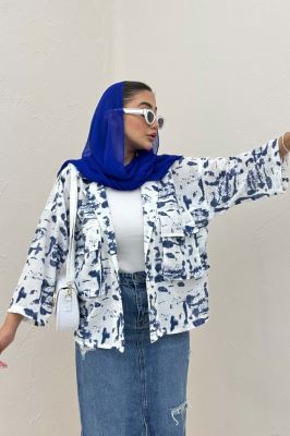 مانتو لینن اسلپ دو جیب کد 2