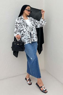 مانتو لینن اسلپ دو جیب کد 2