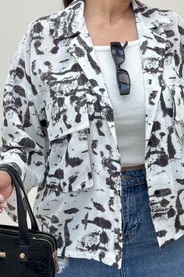 مانتو لینن اسلپ دو جیب کد 2