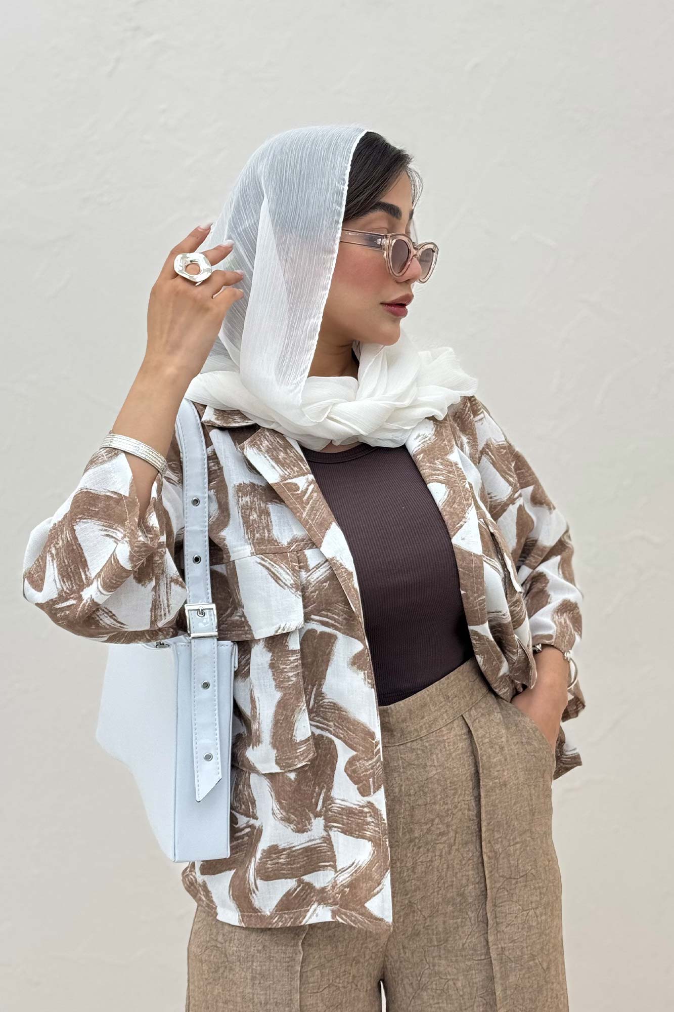 مانتو لینن اسلپ دو جیب کد 1