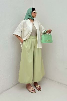 شومیز یقه سه سانت لینن کنفی