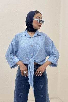 شومیز آکسفورد پایین گره ای 