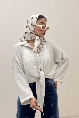 شومیز آکسفورد پایین گره ای 