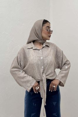 شومیز آکسفورد پایین گره ای 