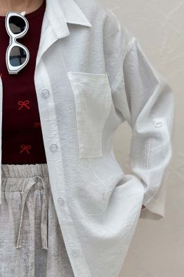 شومیز NR آستین پاگن دار